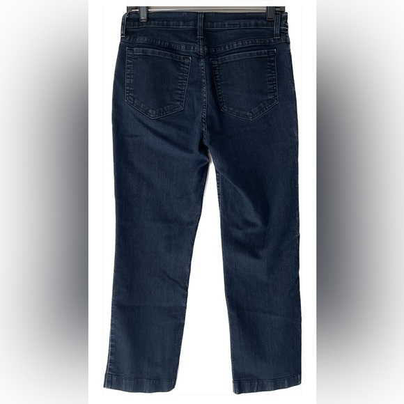 NYDJ Dark Wash Denim Jeans Sz 8P - Picture 3 of 15